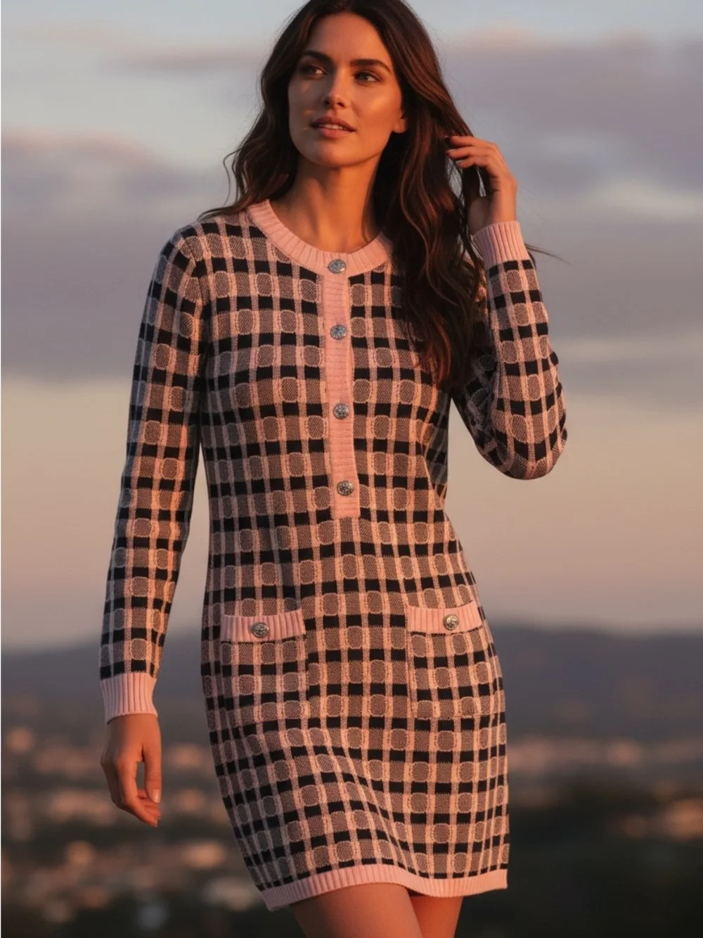 CHANEL Cashmere Shift Dress – 21B Collection (Pre-Fall 2021)